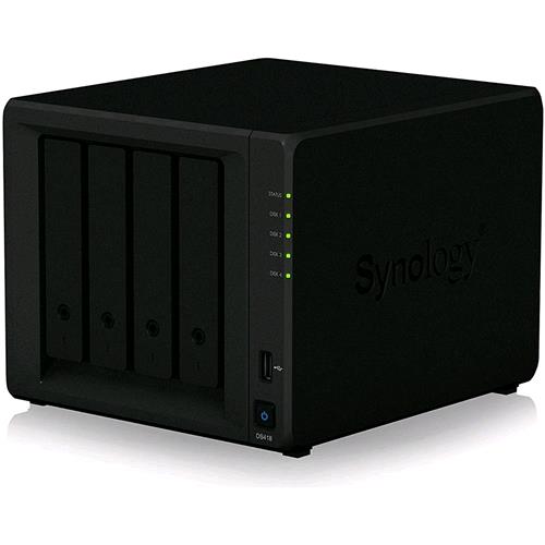 Synology Nas Diskstation Ds418 4 Slot 2.5" / 3.5" Sata Iii / 2X Gigabit Ethernet / 2X Usb 3.0 Ram 2 Gb - RMN negozio di elettronica