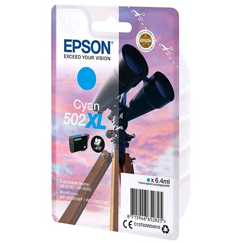 Epson 502 Xl Cartuccia Ink 6.4 Ml Ciano - RMN negozio di elettronica