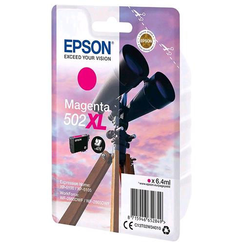 Epson 502 Xl Cartuccia Ink 6.4 Ml Magenta - RMN negozio di elettronica