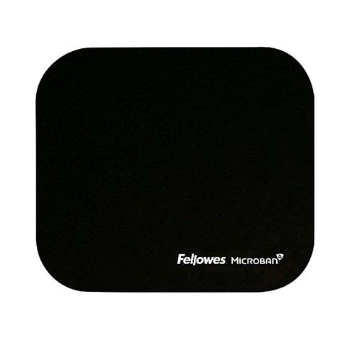 Fellowes Tappetino Mouse Microban Colore Nero - RMN negozio di elettronica