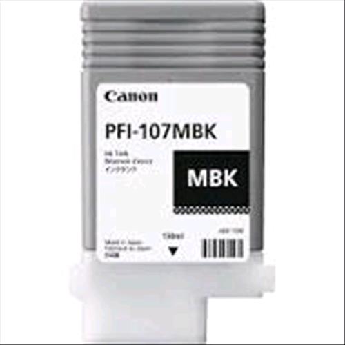 Canon Pfi-107Mbk Tanica Nero Matte Per Stampanti Canon Ink-Jet (6704B001Aa) - RMN negozio di elettronica