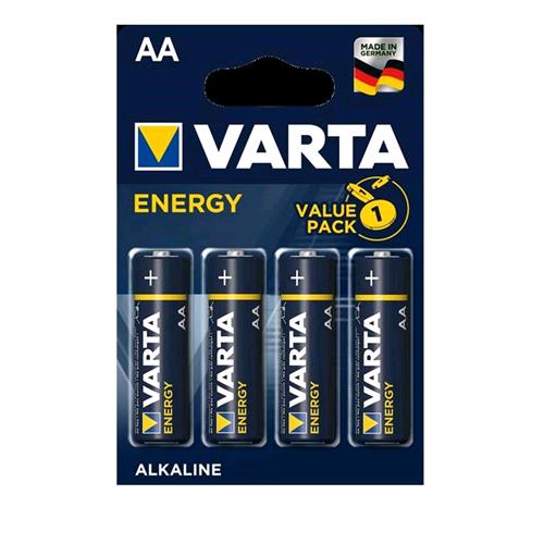 Varta Energy Batteria Stilo Aa Alcalina 4 Pz. - RMN negozio di elettronica
