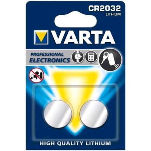 Varta Cr 2032 (Litio) Batteria A Bottone Conf. Da 2 Pz - RMN negozio di elettronica