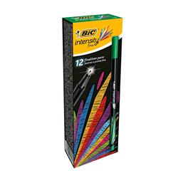 Bic Intensity Penna Punta In Fibra Fine 0.8 Mm Colore Verde Conf. 12 Pz. - RMN negozio di elettronica