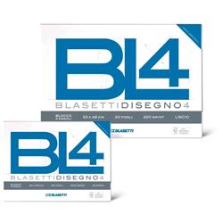 Blasetti Album Disegno Bl4 4 Angoli Cm 33X48 200 Gr Ruvido 20 Fogli Colore Bianco - RMN negozio di elettronica