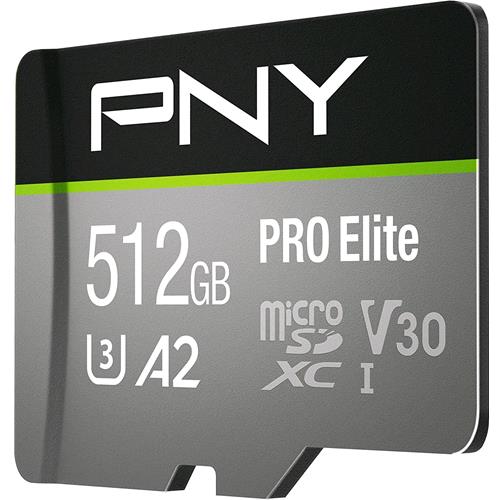 Pny Pro Elite 512Gb Micro Sdxc Classe 10 U3 - RMN negozio di elettronica