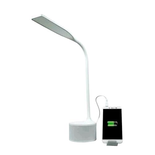Mediacom M-Lamp2Usb Lampada Da Tavolo Led Con Charger Usb E Speaker Bluetooth Bianco - RMN negozio di elettronica