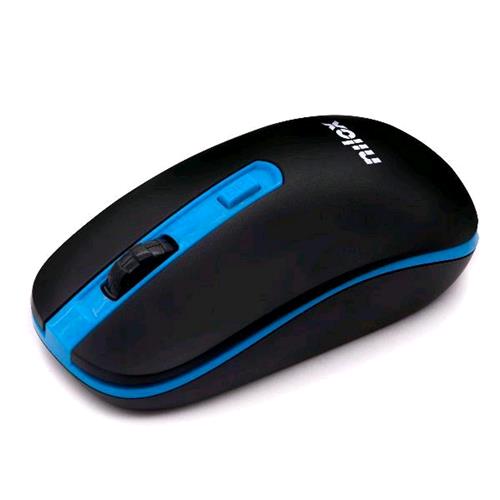 Nilox Mouse Wireless 2.4Ghz 4 Pulsanti 1.600 Dpi Black/Blue - RMN negozio di elettronica