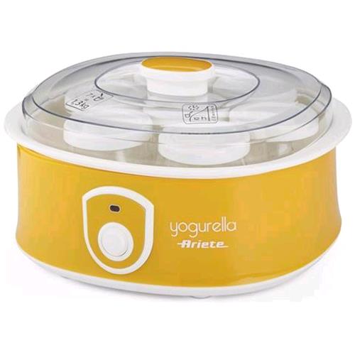 Ariete Yogurella Yogurteria Elettrica 20W Con 7 Vasetti 1.3 Lt Giallo - RMN negozio di elettronica