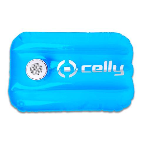 Celly Pool Pillow Speaker Wireless 3W Certificazione Ipx7 Con Cuscino Gonfiabile Azzurro - RMN negozio di elettronica