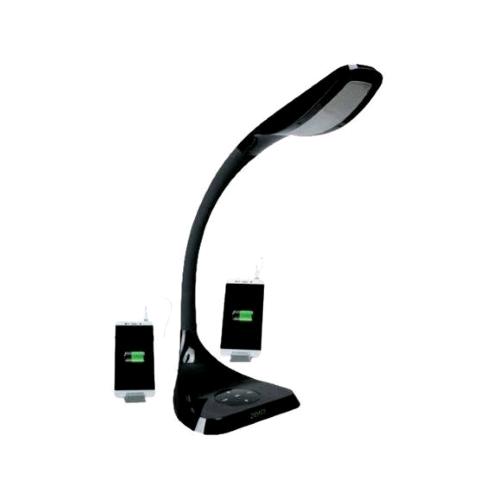 Mediacom M-Lambt10B Lampada Led Da Tavolo Con Charger Usb 2A E Speaker Bluetooth Nera - RMN negozio di elettronica