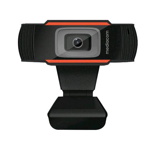 Mediacom M-Wea350 Webcam Hd 1280X720 Dpi Con Microfono Plug And Play Usb Nero - RMN negozio di elettronica