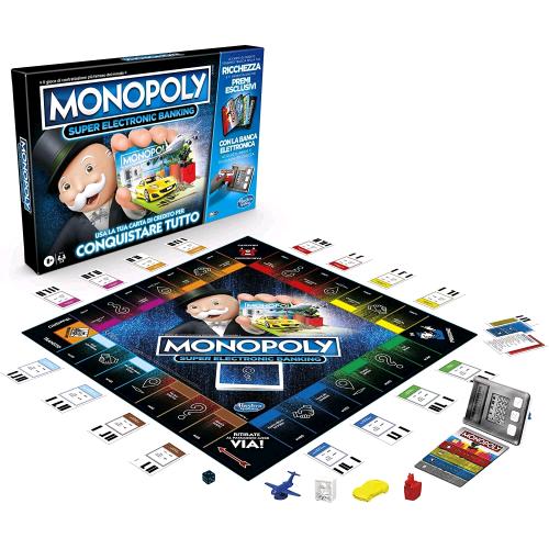Hasbro Monopoly Super Electronic Banking - RMN negozio di elettronica