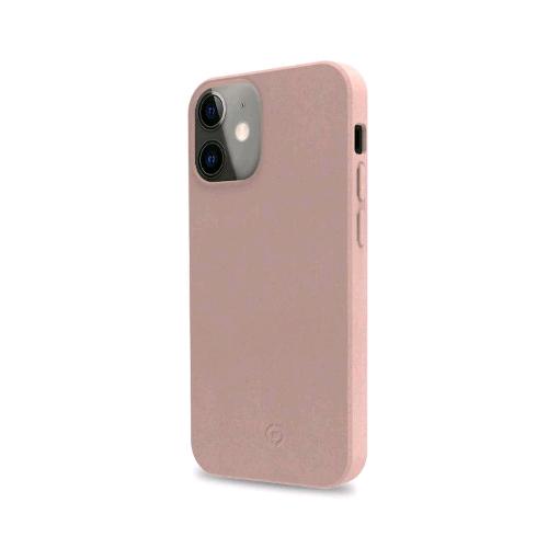 Celly Earth Apple Iphone 12 Mini Cover 100% Biodegradabile Rosa - RMN negozio di elettronica