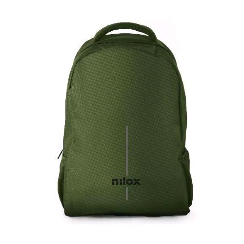 Nilox Backpack Everyday Eco Green Zaino Per Notebook Da 15.6" 30.5X47X16 Cm 2 Scomparti Verde - RMN negozio di elettronica