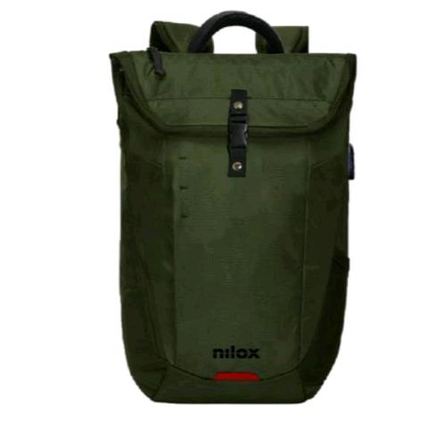Nilox Backpack Outdoor Eco Green Zaino Per Notebook Da 15.6" 30X47X16 Cm 2 Scomparti Verde - RMN negozio di elettronica