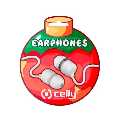Celly Wired Earphone Xmas Ball Auricolari Jack 3.5 Mm Bianco - RMN negozio di elettronica