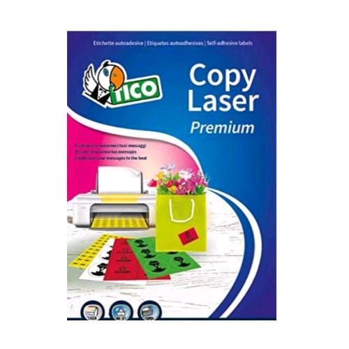 Tico Copy Laser Premium Conf 1680 Etichette Adesive 70X36 Mm Rosso Fluo - RMN negozio di elettronica