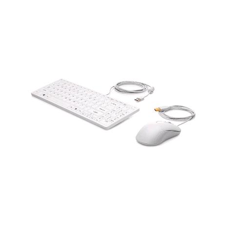 Hp Healthcare Kit Tastiera E Mouse Usb Sanificabile Bianca - RMN negozio di elettronica