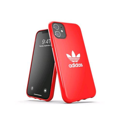 Adidas Snap Apple Iphone 12 Pro Max Custodia In Tpu Con Logo A Trifoglio Rosso Bianco - RMN negozio di elettronica