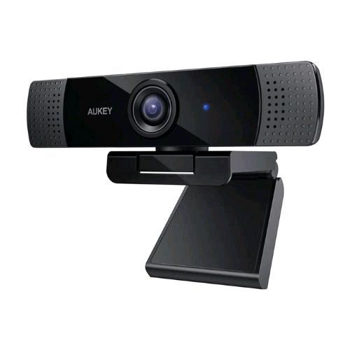Aukey Pc-Lm1E Webcam A Clip Usb Full Hd 2 Mp 1920 X 1080 Pixel Con Microfono Integrato Nero - RMN negozio di elettronica