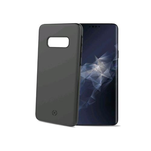 Celly Samsung Galaxy S10E Cover In Policarbonato E Texture Effetto Simil Pelle Con Sistema Di Fissaggio Magnetico Nero - RMN negozio di elettronica