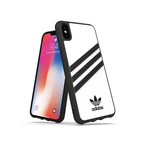 Adidas Apple Iphone Xs Max Samba Custodia In Tpu E Poliuretano Similpellle Nero/Bianco - RMN negozio di elettronica