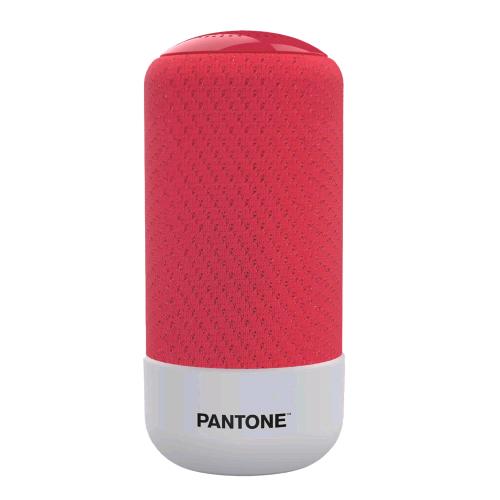 Pantone Pt-Bs001R1 Speaker Bluetooth Con Corpo Rivestito In Tessuto Jack 3.5Mm 5 W Rosso - RMN negozio di elettronica