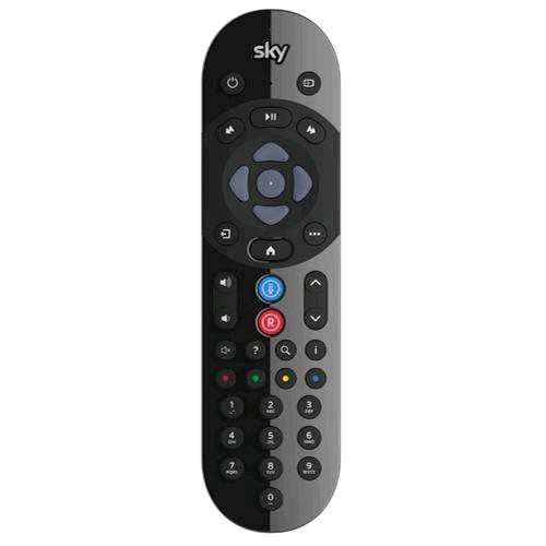 Sky Q-Voice Telecomando Per Decoder My-Sky Funzione Controllo Vocale E Bluetooth Nero - RMN negozio di elettronica