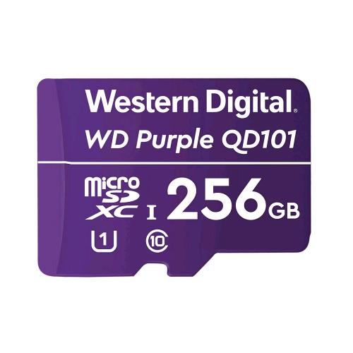 Western Digital Qd101 Micro Sdxc 256 Gb Classe 10 U1 Viola - RMN negozio di elettronica