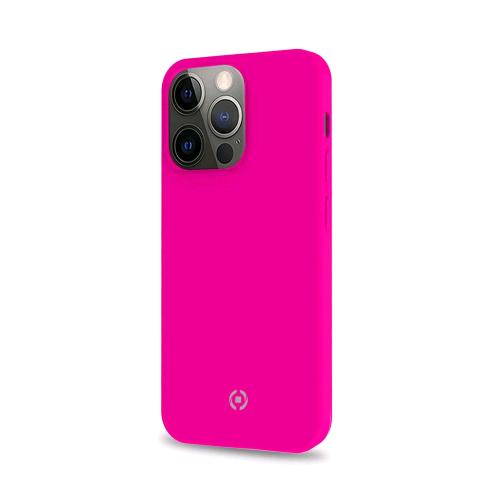Celly Apple Iphone 13 Pro Max Cromo Cover In Tpu Con Rivestimento In Silicone E Finitura Soft Touch Rosa Fluo - RMN negozio di elettronica