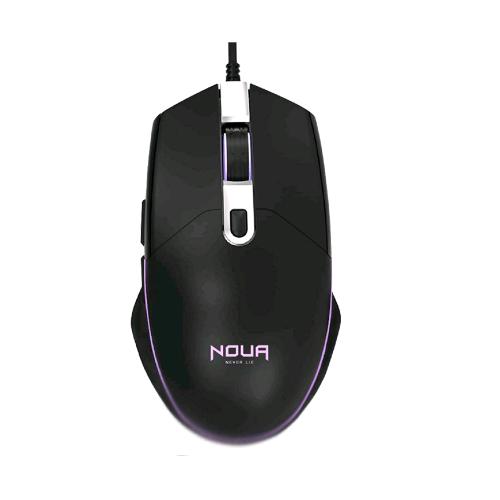 Noua Neon Mouse Gaming Usb 6 Tasti 3.200 Dpi Led 4 Colori Nero - RMN negozio di elettronica