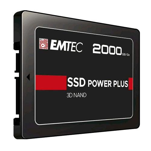 Emtec X150 Ssd Power Plus Interno 2.5" Sata Iii 2.000Gb 3D Nand Black - RMN negozio di elettronica