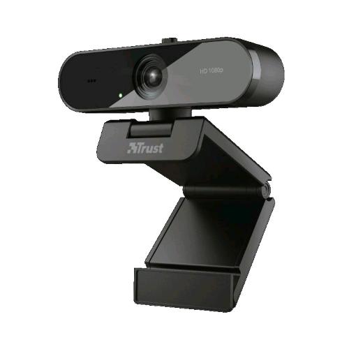 Trust Tw-200 Webcam Full Hd 1080P 30 Fps Microfono A Lunga Distanza E Filtro Privacy Usb 2.0 Messa A Fuoco Automatica Black - RMN negozio di elettronica