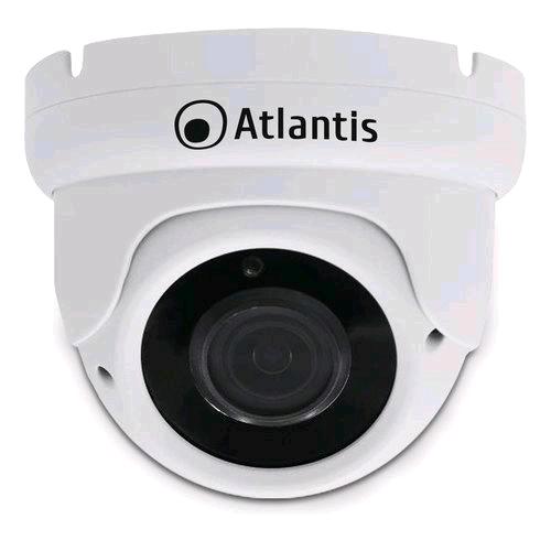 Atlantis A11-Ux826A-Dp Ultraplex Telecamera Di Sorveglianza Ip Full Hd Cam Dome 3Mp Ir Poe Filtro Icr White - RMN negozio di elettronica