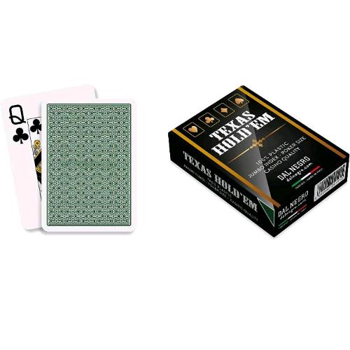 Dal Negro Carte Texas Hold'Em Casino' Quality Retro Verde - RMN negozio di elettronica