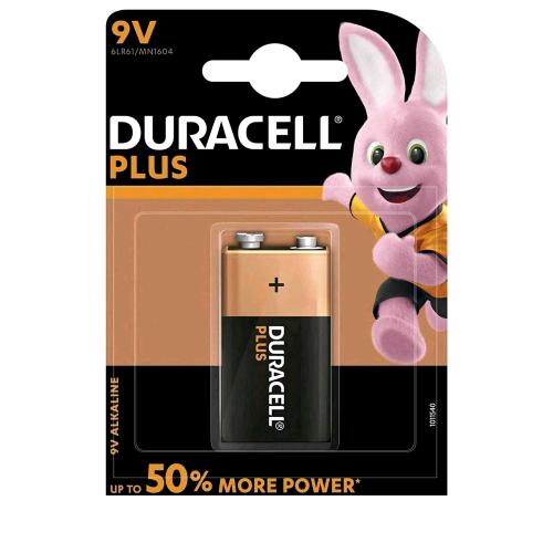Duracell Plus Power Duralock 9V Mn1604 6Lf22 Batteria 9 V Blister 1 Pz. - RMN negozio di elettronica