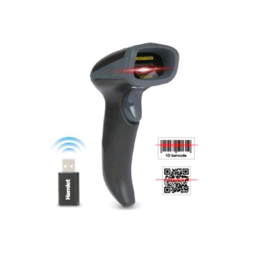 Hamlet Hbcs-2D110W Barcode Scanner Professionale 2D Wireless 2.4Ghz E Bluetooth Per Codici Qr E Lineari Black Grey - RMN negozio di elettronica