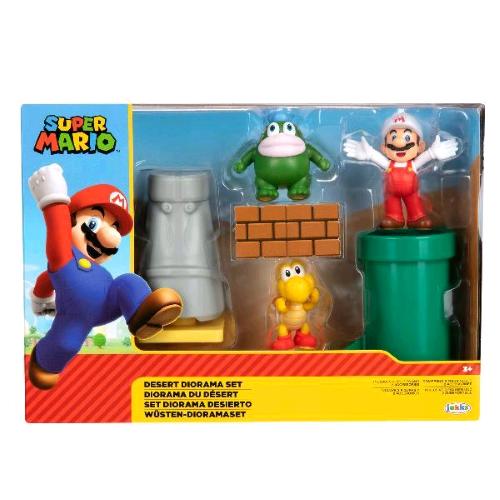 Jakks Nintendo Super Mario Diorama Set Deserto Con 3 Personaggi - RMN negozio di elettronica