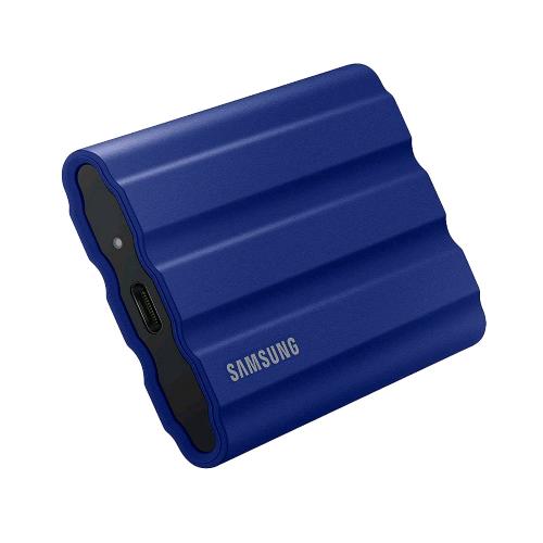 Samsung Mu-Pe1T0R Ssd Portatile 1.000Gb T7 Usb-C 3.2 Gen 2 10 Gbps Blu Shield Blue - RMN negozio di elettronica