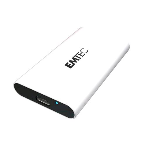 Emtec Ecssd2Tx210G Ssd 2.000Gb Portatile 3.2Gen2 X210G Gaming Sata Iii 3D Nand 10 Gbit/S Bianco Nero - RMN negozio di elettronica