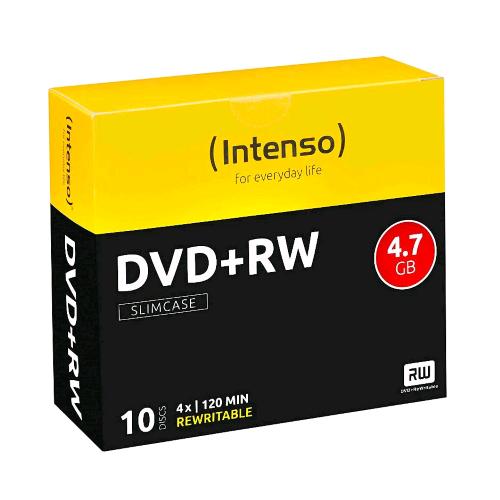 Intenso 4211632 Disco Vergine Dvd+Rw 4.7Gb 4X Slim Case 10Pz - RMN negozio di elettronica