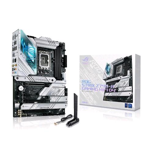 Asus Rog Strix Z790-A Gaming Wifi D4 Scheda Madre Gaming Atx Intel Z790 Lga1700 Ddr4 Pci 5.0 Wifi 6E Intel 2.5Gb Ethernet Rog Supremefx 7.1 4Xm.2 4Xsata 6Gb/S Aura Sync Rgb Nero - RMN negozio di elettronica