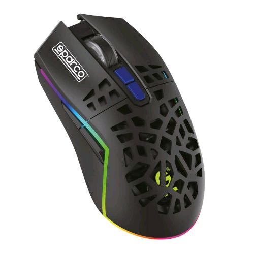 Celly Sparco Clutch Mouse Gaming Wireless Luci Rgb Modalita Auto-Sleep Black - RMN negozio di elettronica