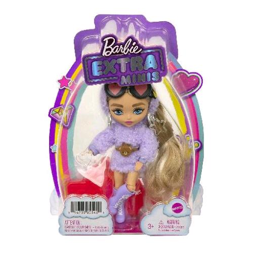 Mattel Barbie Extra Minis Doll Articolata Con Vestito Lilla Occhiali E Capelli Morbidi Biondi - RMN negozio di elettronica