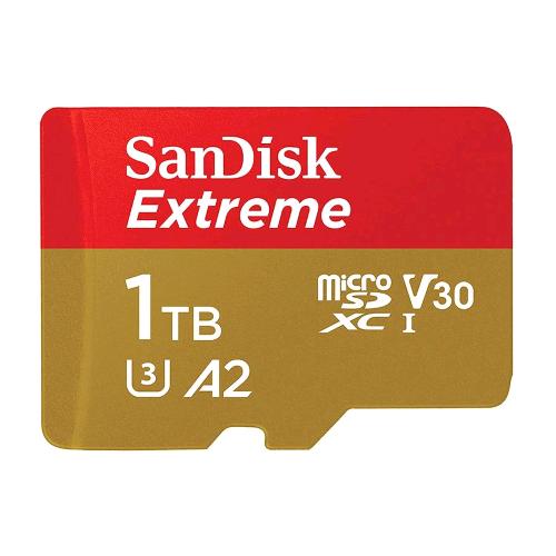 Sandisk Extreme Microsdxc 1024 Gb Classe 10 V30 U3 A2 Con Adattatore Sd - RMN negozio di elettronica