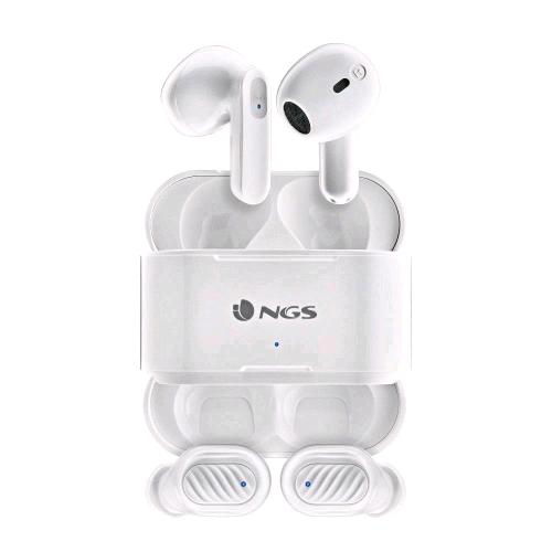 Ngs Artica Duo Set 2 Coppie Di Auricolari Bluetooth In-Ear Tws Touch 30 Ore Di Autonomia Bianco - RMN negozio di elettronica