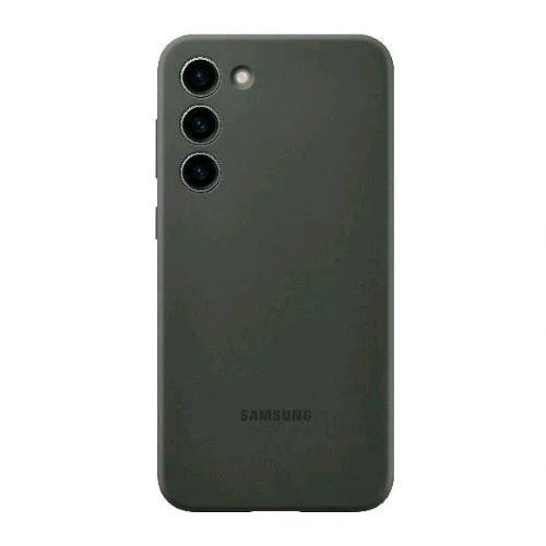 Samsung Galaxy S23+ Cover In Silicone Khaki - RMN negozio di elettronica