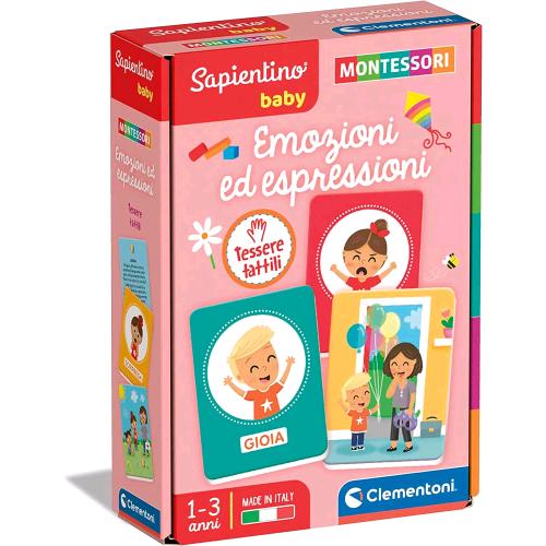 Clementoni Sapientino Montessori Baby Emozioni Ed Espressioni Gioco Educativo - RMN negozio di elettronica