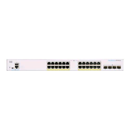 Cisco Business 250 Series Cbs250-24P-4X-Eu Switch Gestito L3 24 X 10/100/1000 (Poe+) + 4 X 10 Gigabit Sfp+ Poe+ (195 W) Montabile Su Rack - RMN negozio di elettronica
